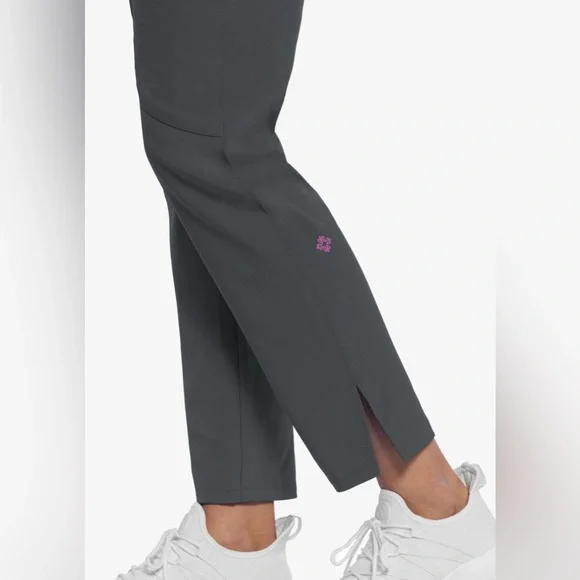 Med Couture Amp Tapered Leg Scrub Pant(MC101) NIP Black Small Reg - Picture 6 of 9